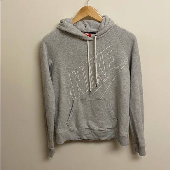 Nike Other - Nike Hooded Sweatshirt Gray Sz Small